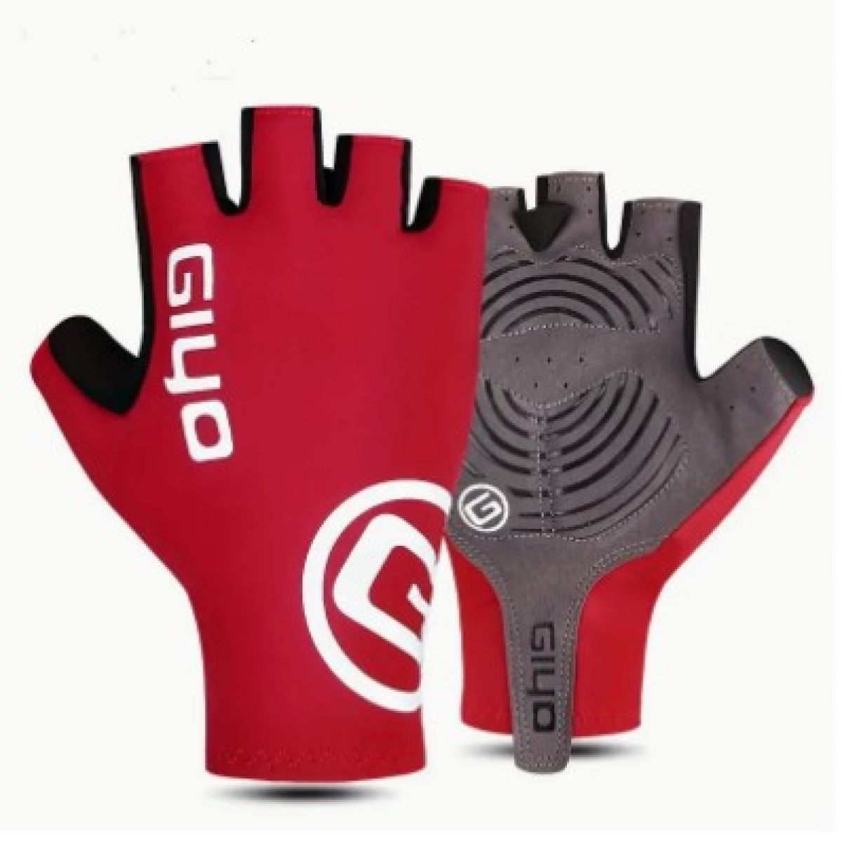 Cycling Fingerless Gloves XL, Red