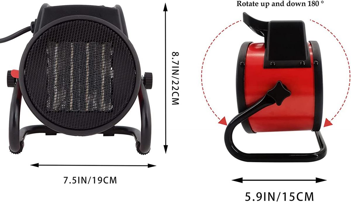 Fan Heater 2000 Watt Ceramic