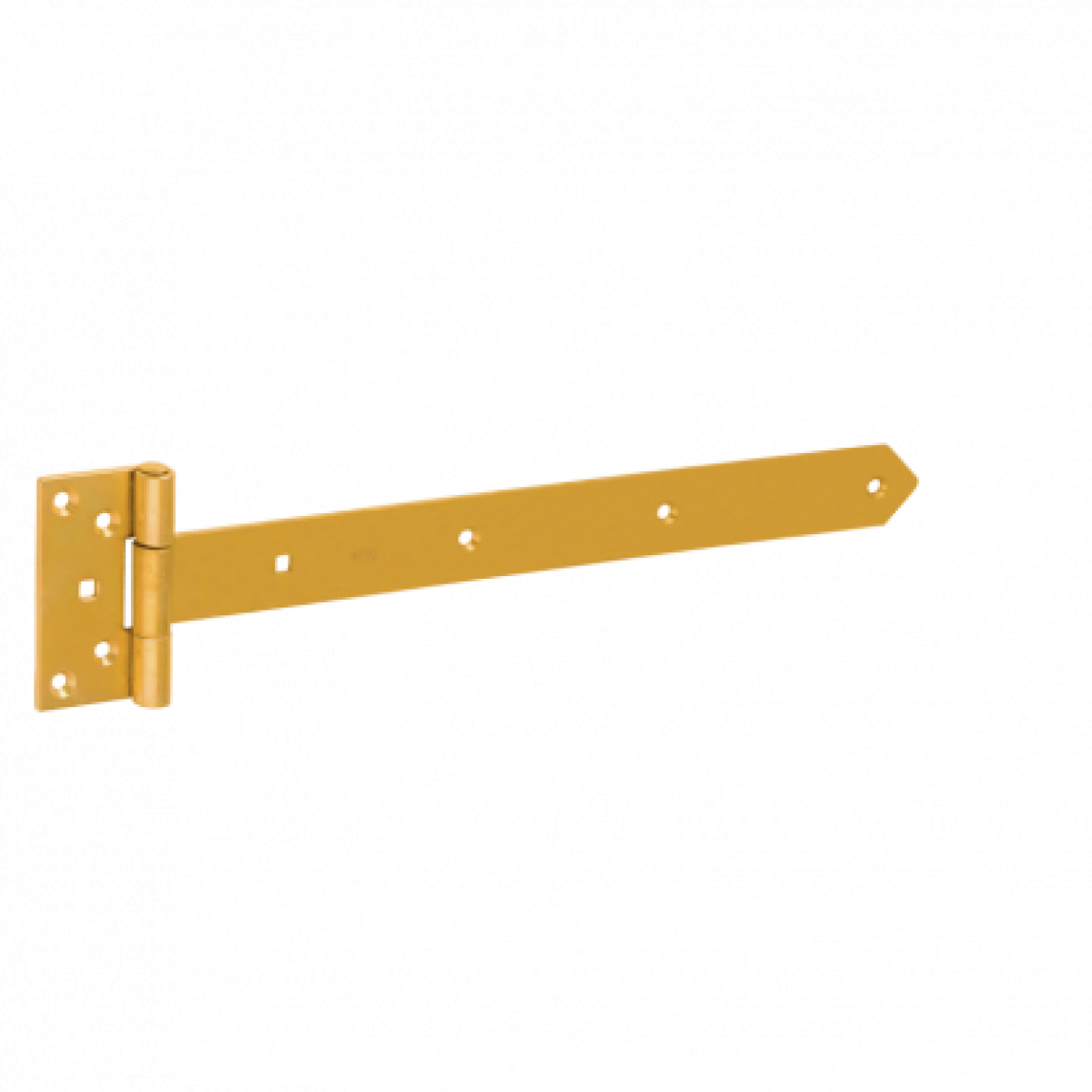 Heavy Duty Gate Hinge ZBW600 600x40x110x4.0 mm, Zn Yellow