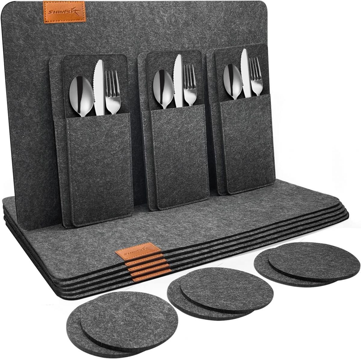 Table mat 44×30 cm, set of 18 items