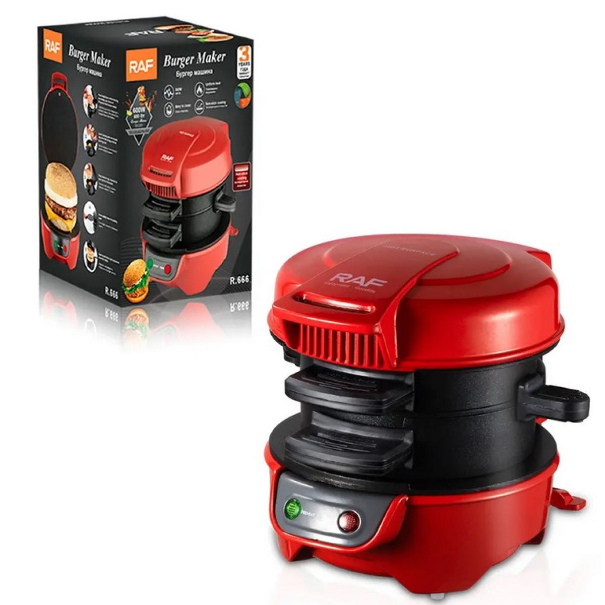Electric burger maker