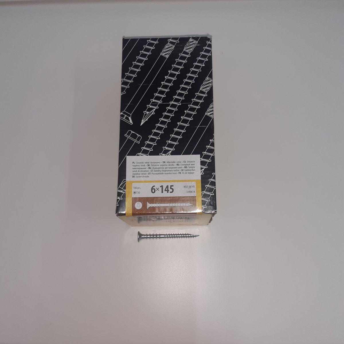 WDS Distance screw 6x60 200pcs/pack