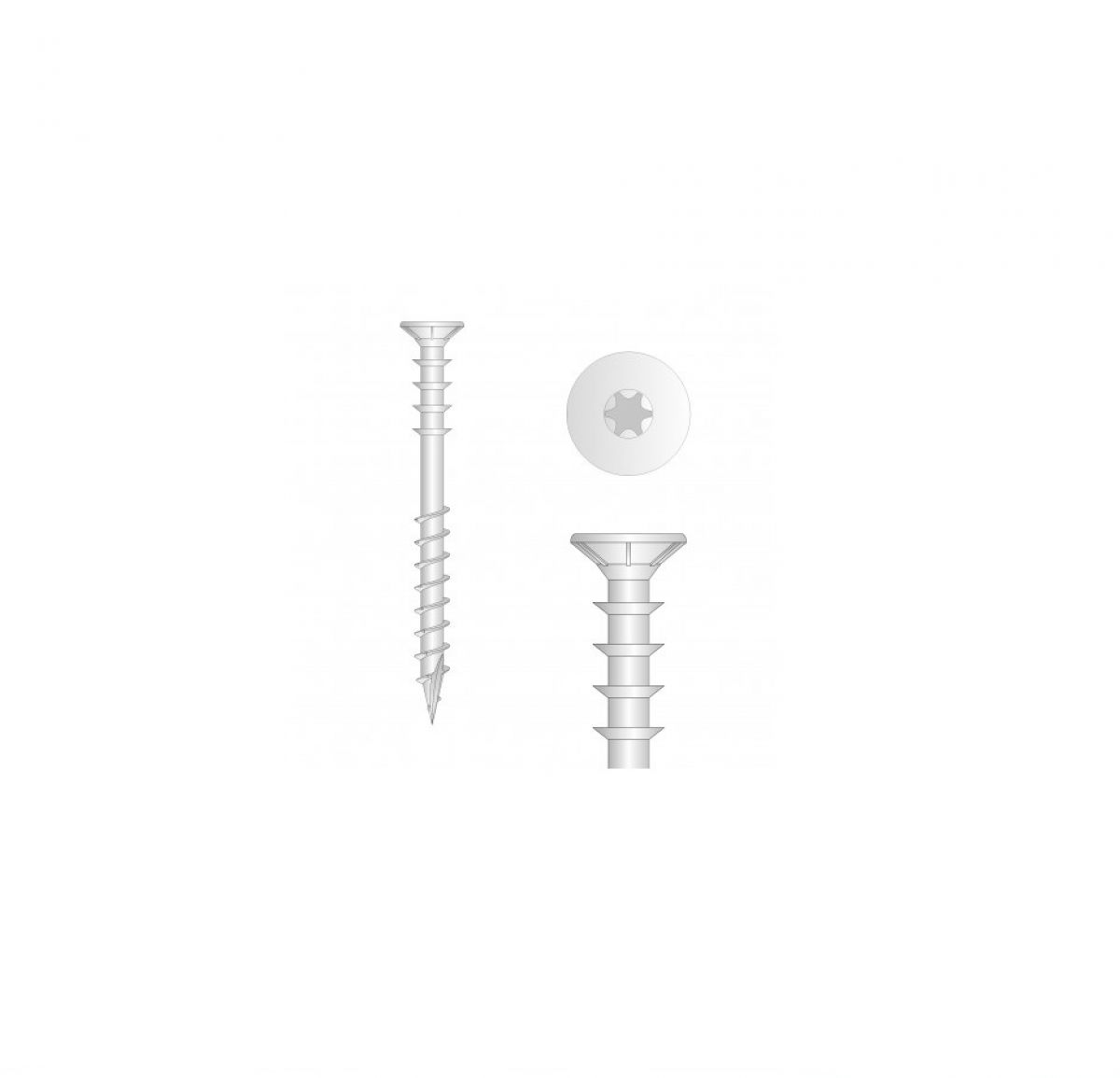 WDS Distance screw 6x60 200pcs/pack