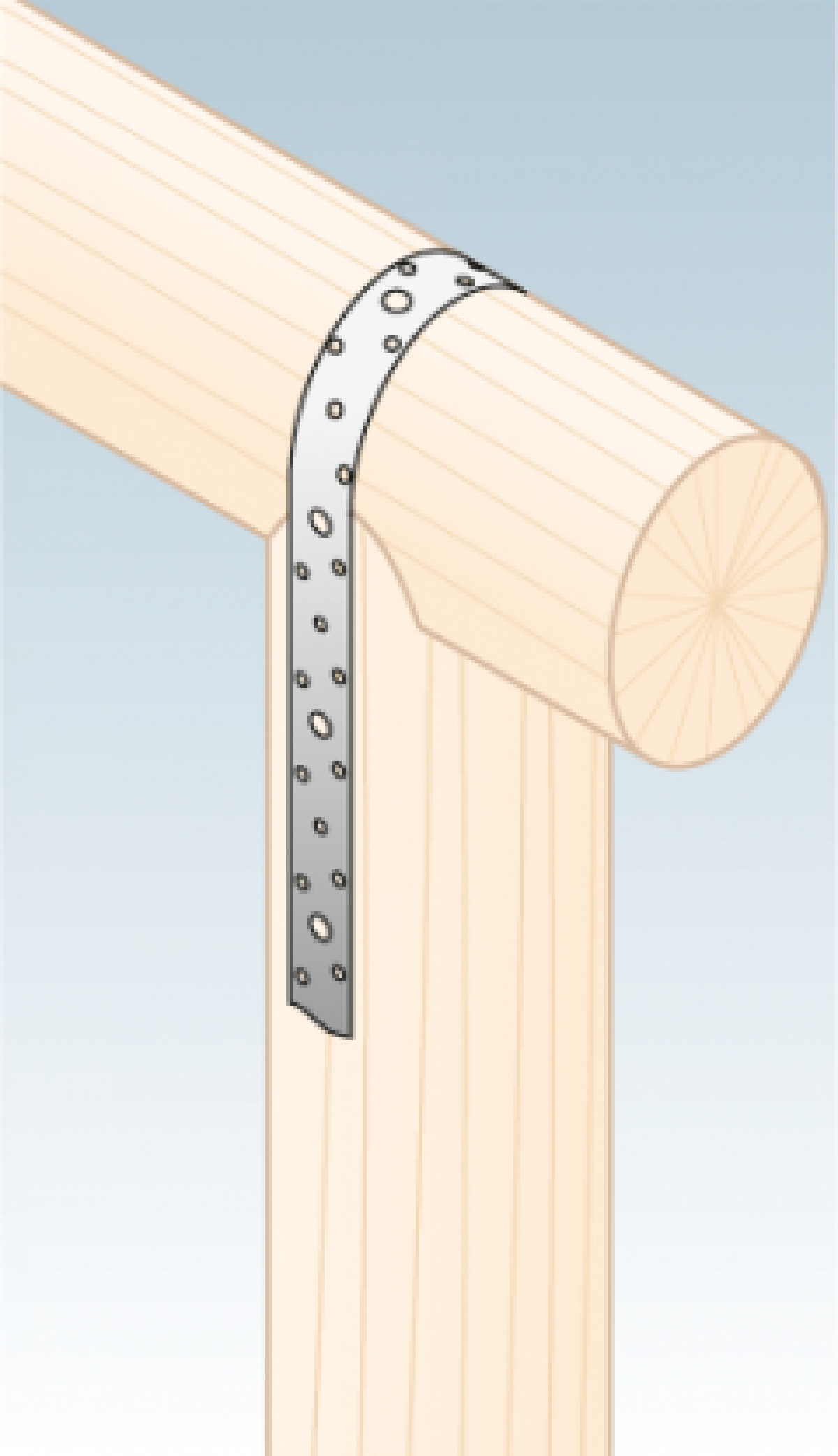 TM 10 Perforated fixing band 12x0,7 x 10m