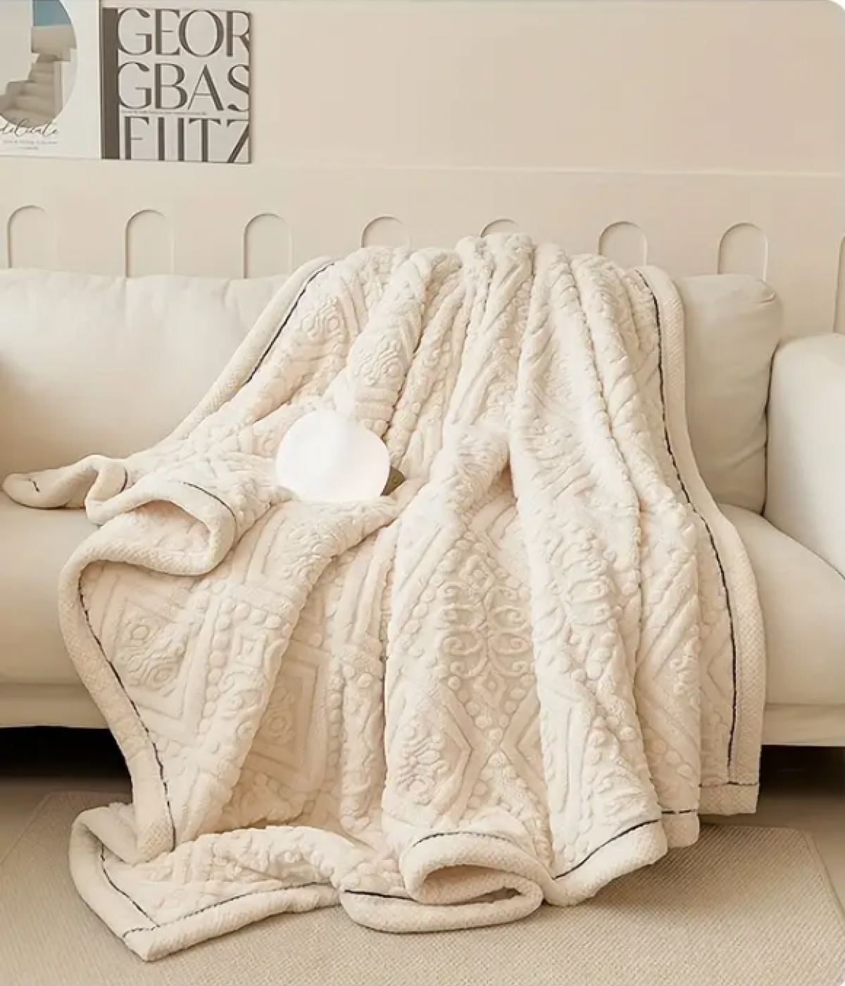 Мягкое фланелевое одеяло 150×200 см