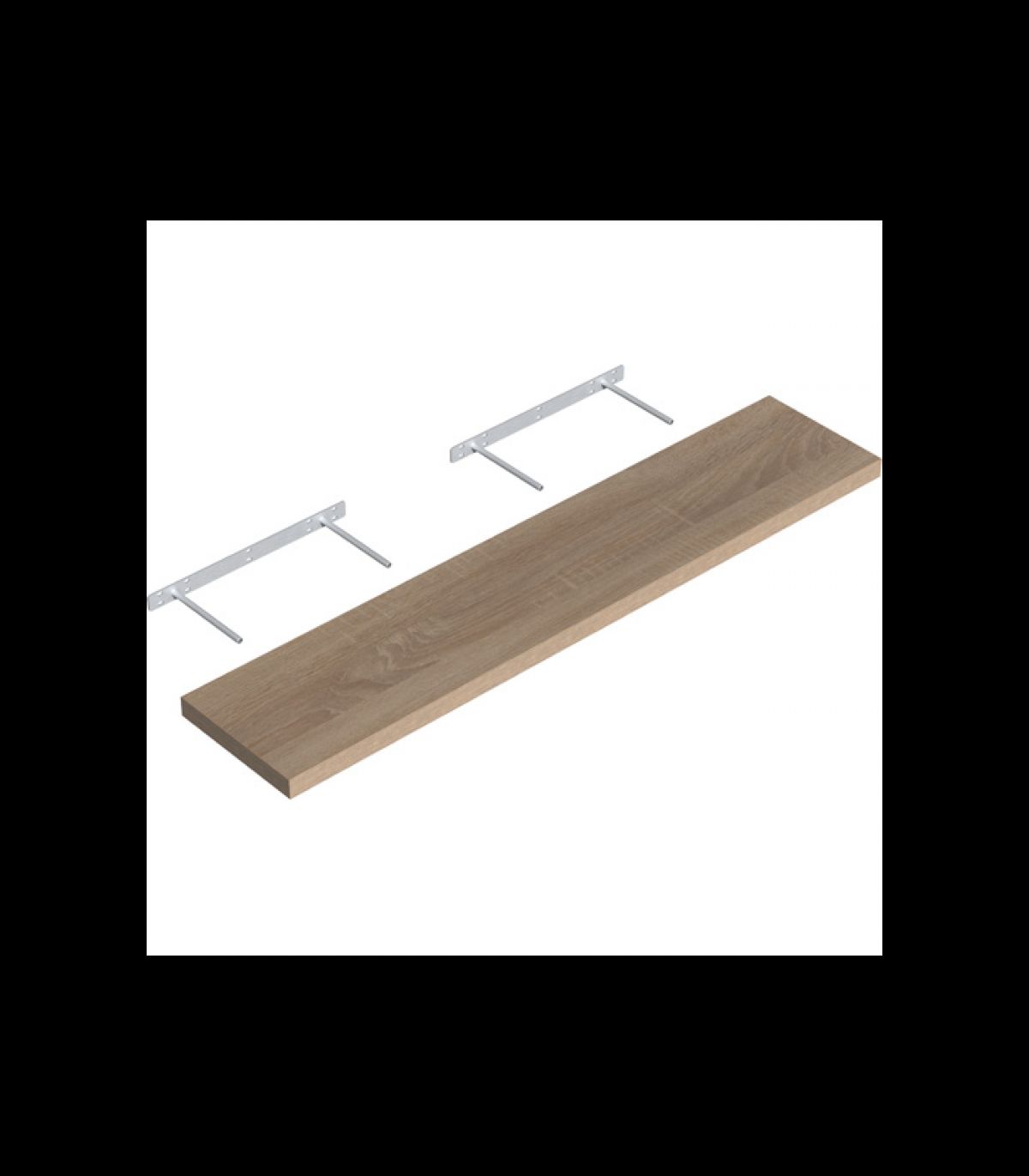 Полка FS DS 1180×235 мм Дуб Сонома DOMAX