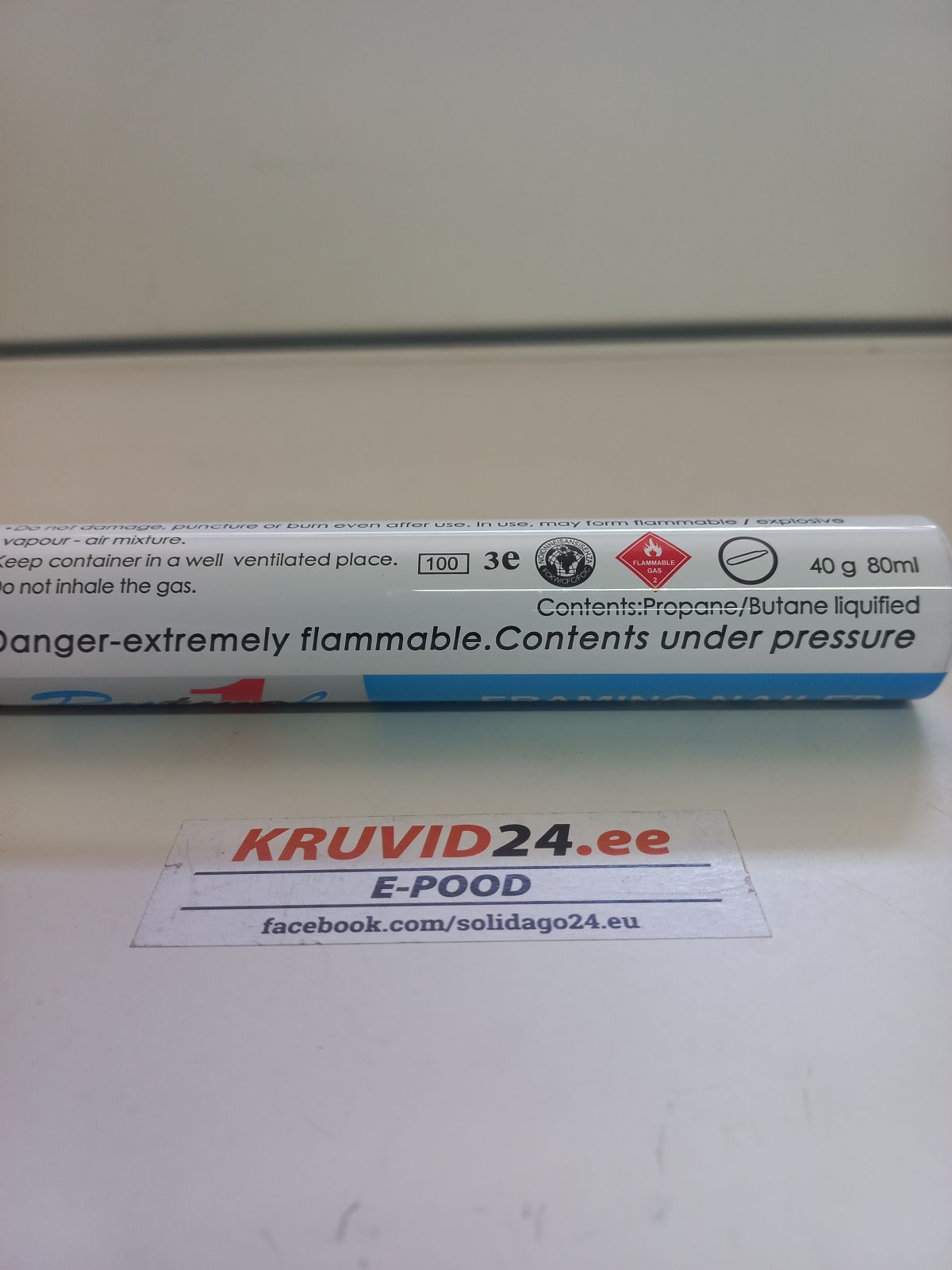 GAAS 40G/80ML NAELAPÜSSILE