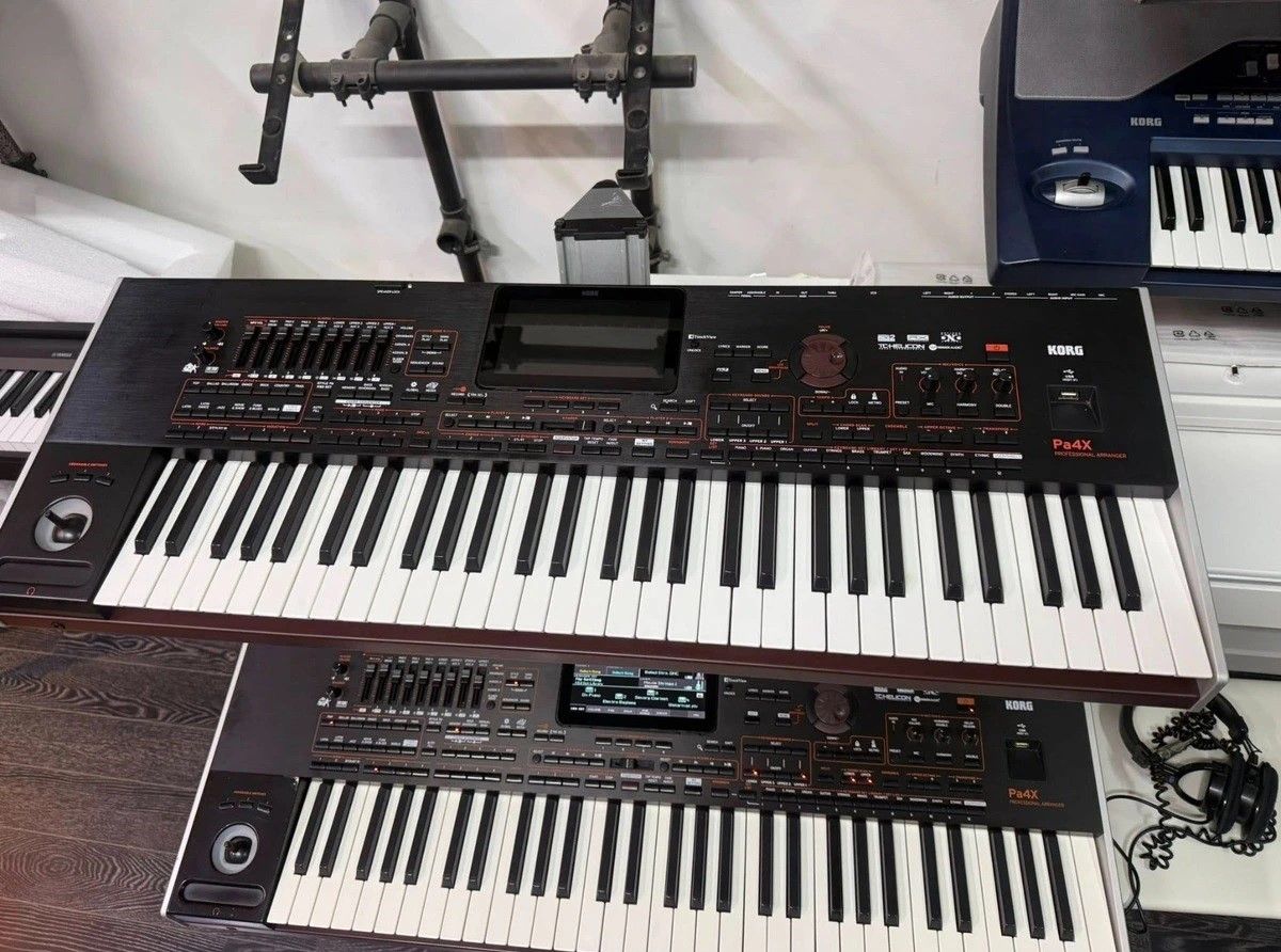 Korg Pa5X-MG Edition, Korg Pa5X76, Korg Pa4X76/Korg Pa4X Oriental/ MG2 Edition, Korg NAUTILUS 61-key, Korg Pa1000 MG Edition, Korg KRONOS2