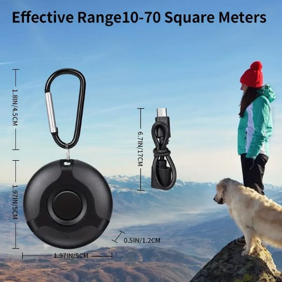 Ultrasonic Pest Repeller, USB Rechargeable