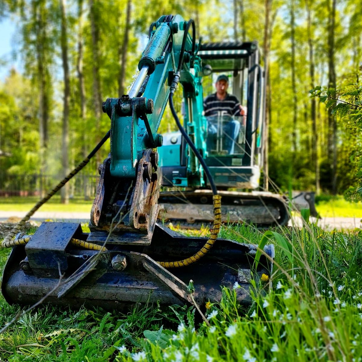 Аренда Bobcat, JCB, Kubota, техники с оператором и без