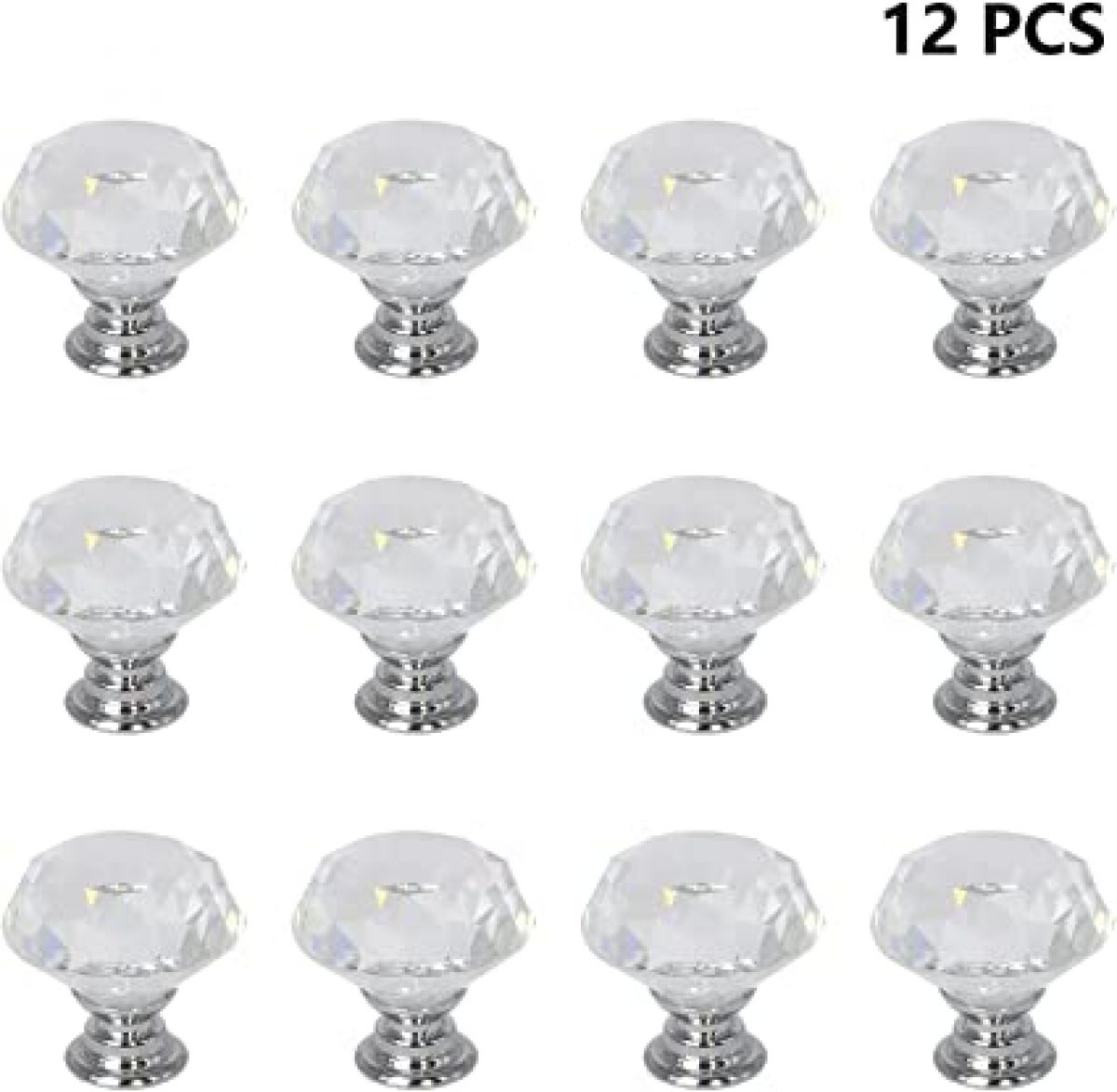 Klaasist käepidemed 12tk. 30 mm.