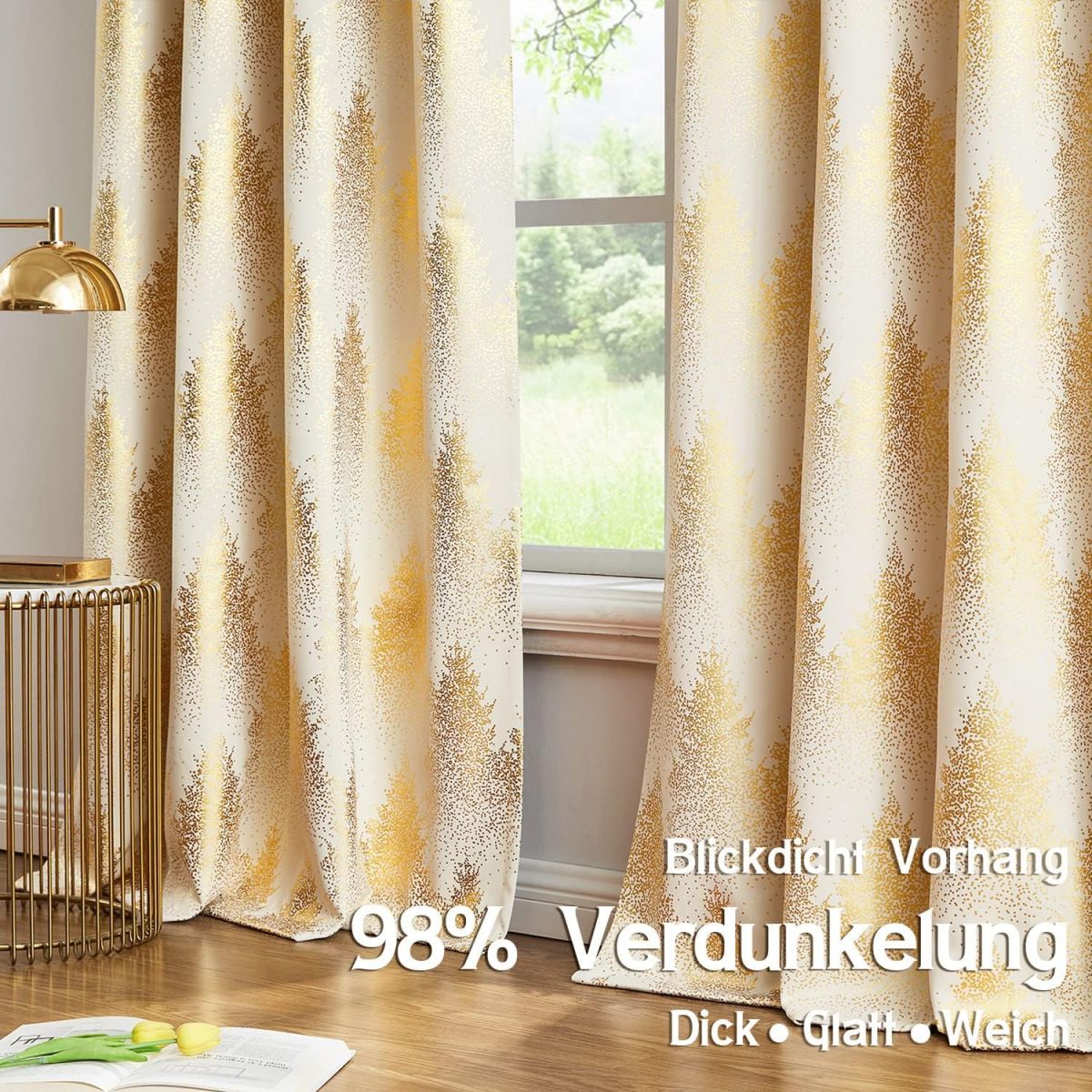 Curtains with eyelets 132 x 175 cm, FMFUNCTEX 2 pcs.