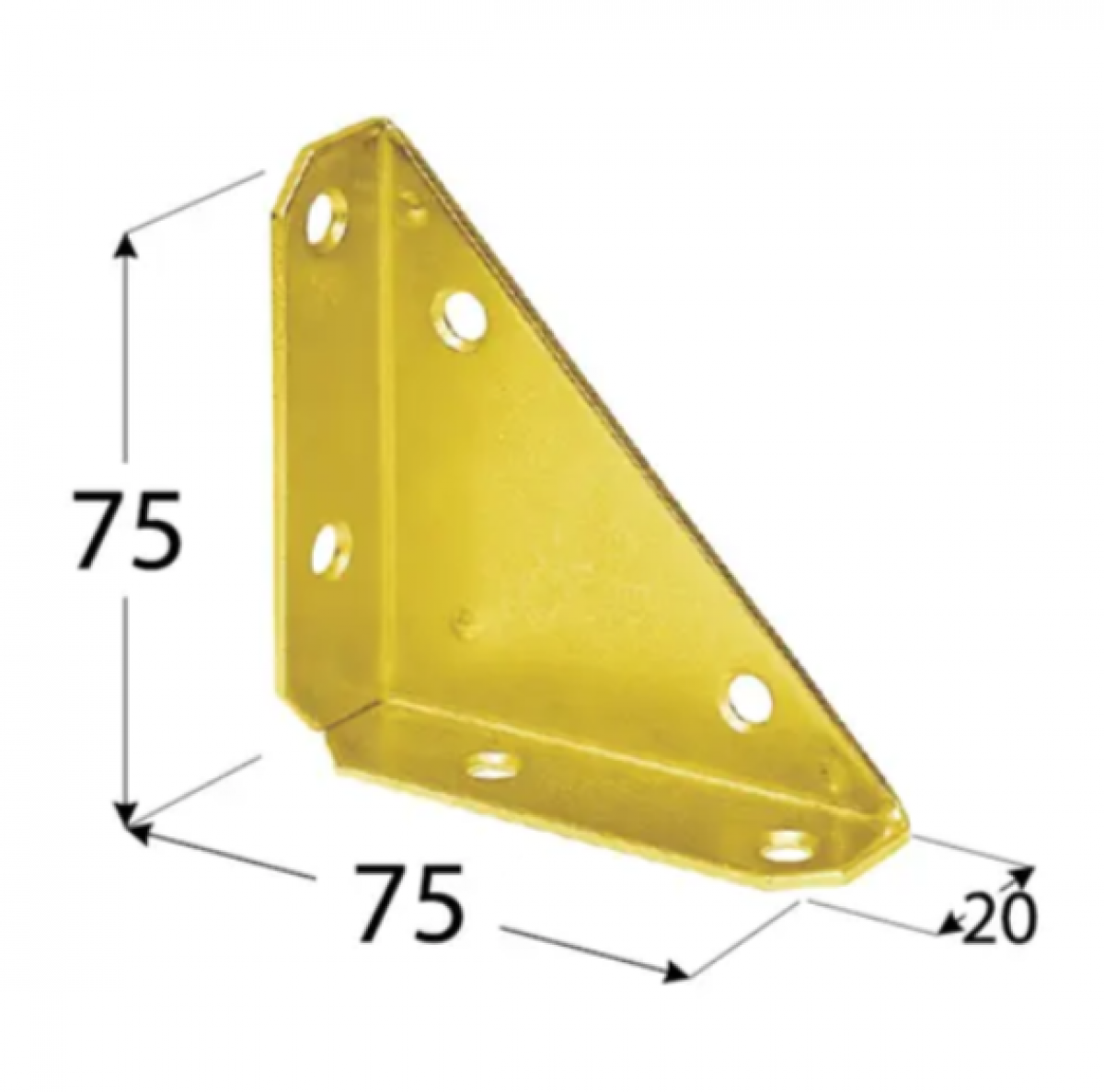 NS 75 Dekoratiivnurk 75x75x20x2,0 mm