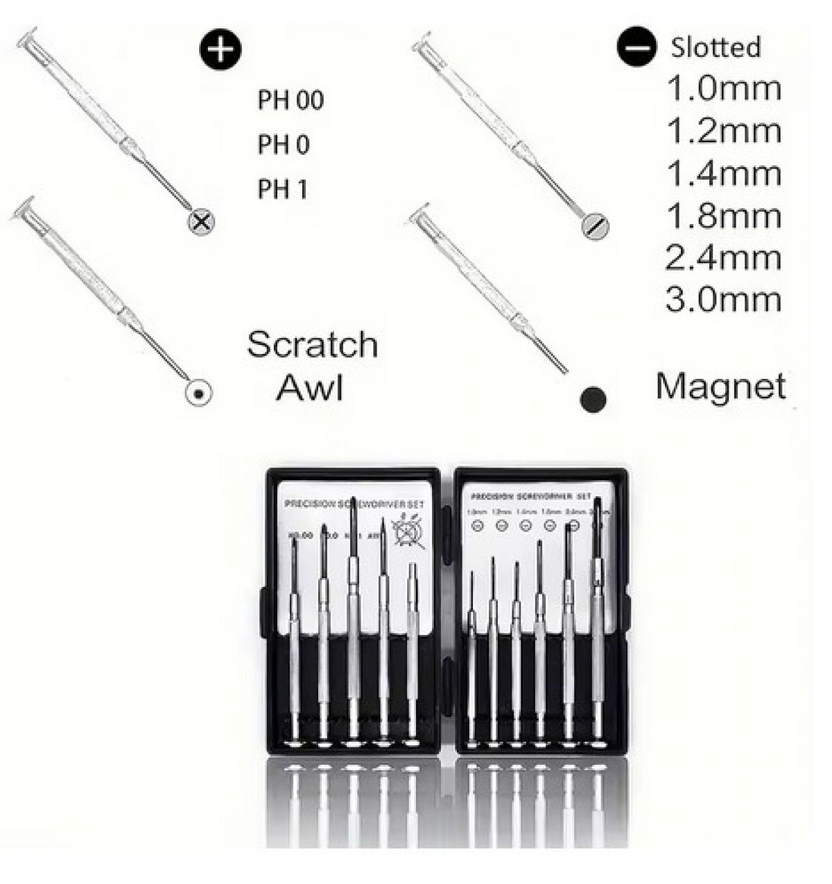 Mini Precision Screwdriver Set 11pcs