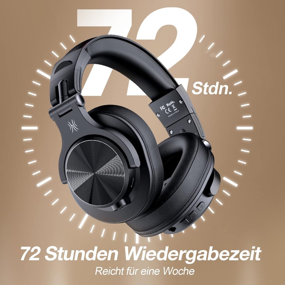 OneOdio on-ear Bluetooth headphones