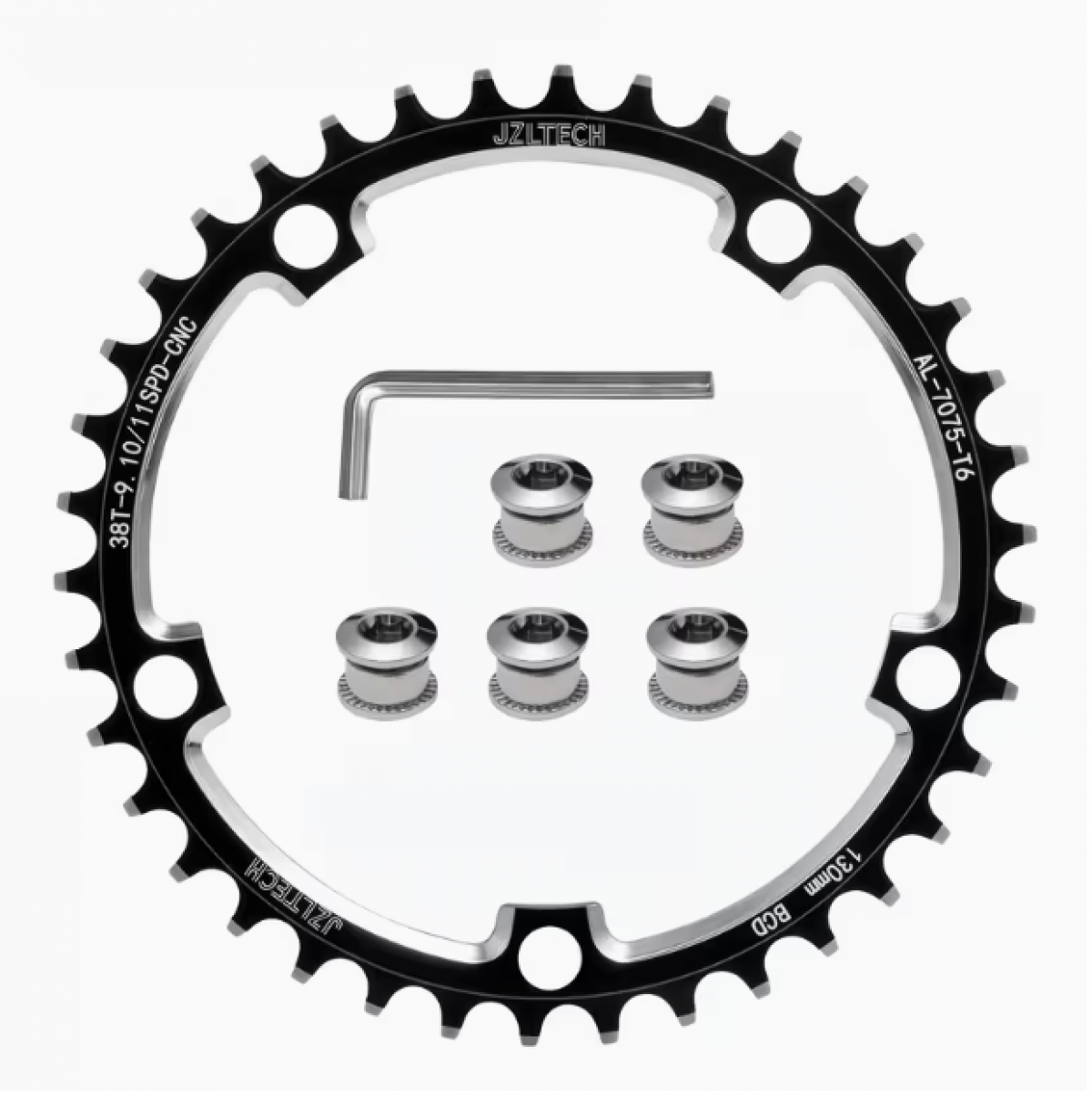 Передняя звезда цепи для шоссейного велосипеда 38T /130BCD