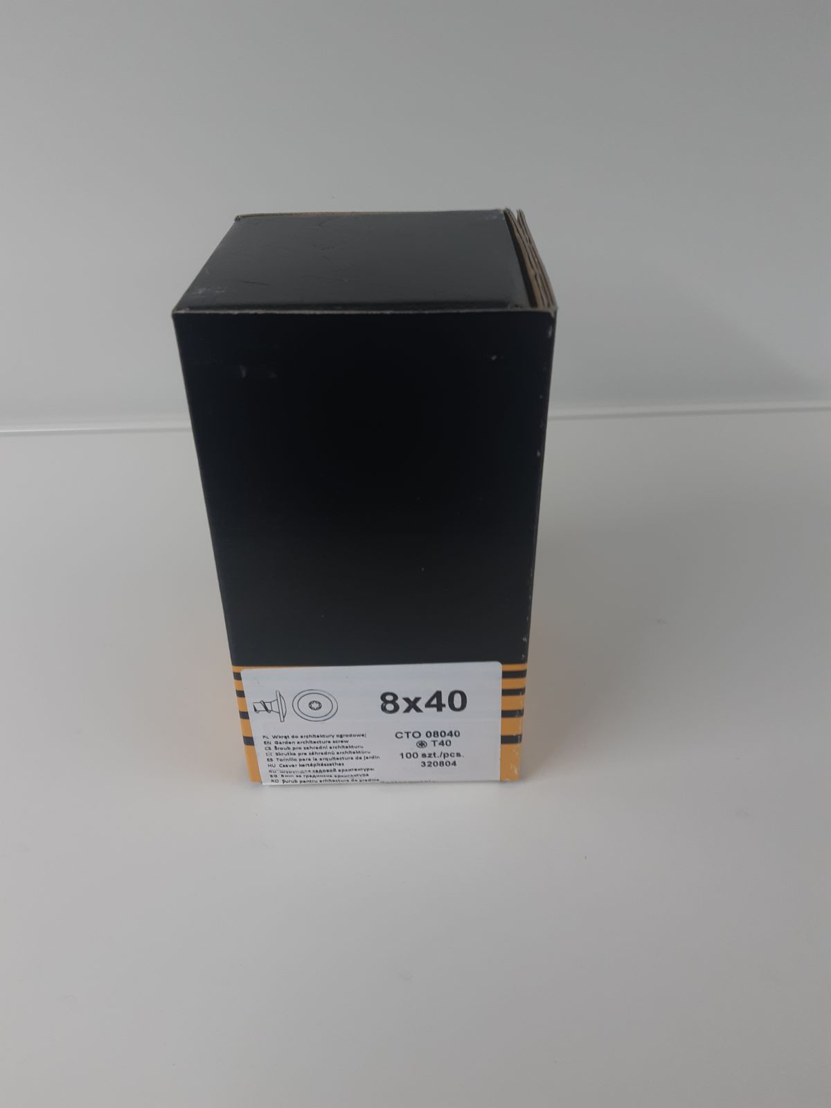 Шурупы по дереву CTO 8x40 (100 шт/пачка)