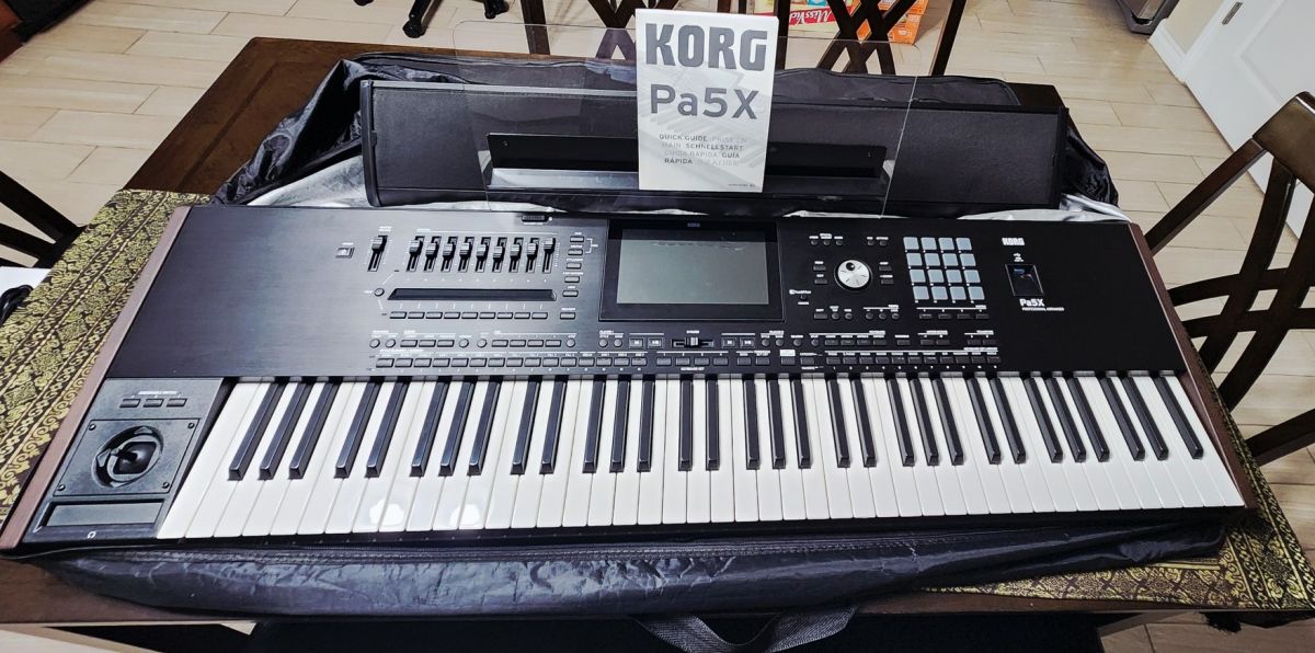 Yamaha Genos2 76-key,  Yamaha Tyros5 76-Key , Yamaha MODX8+ , Yamaha PSR-A5000 , Yamaha PSR-SX920, Yamaha PSR-SX900,   Korg Pa5X, Korg Pa4X, Korg Pa4X MG2 Edition , Korg NAUTILUS , Korg Pa100
