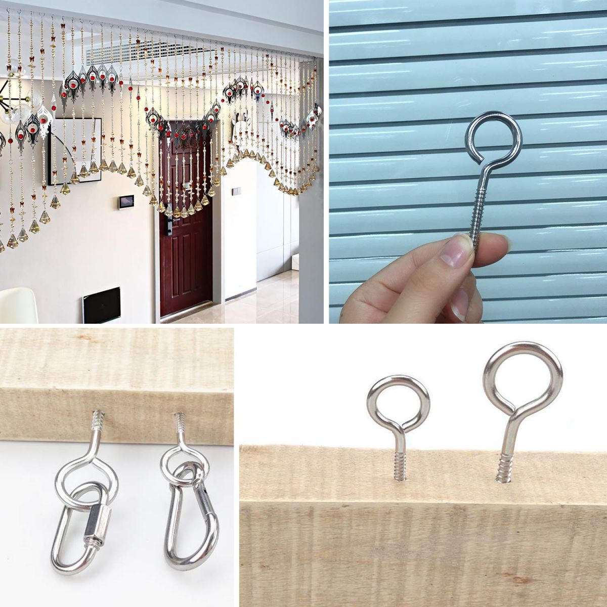 Set of hooks and dowels 12pcs. M5