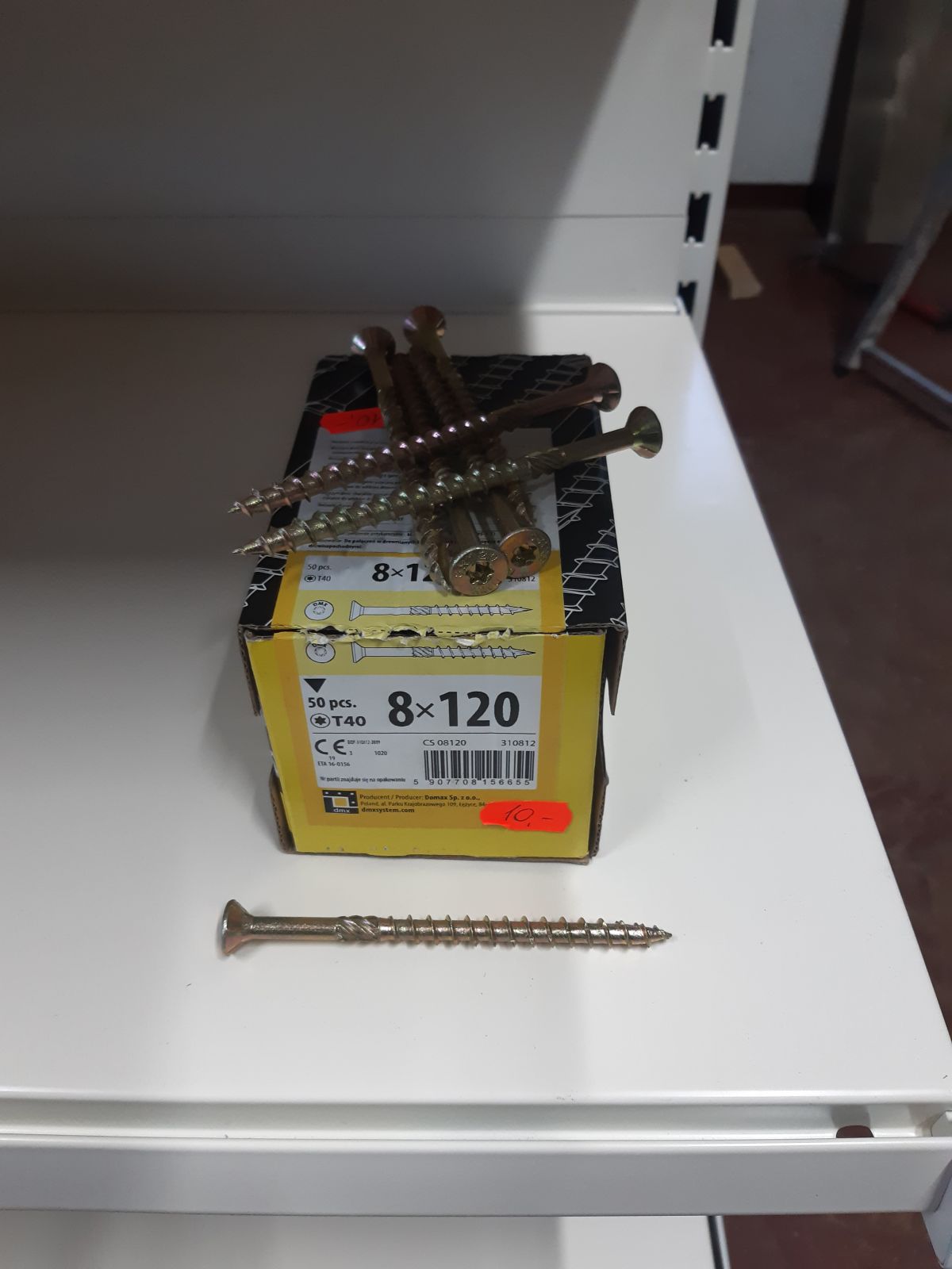 Шуруп по дереву 8х120 CS (50шт.)