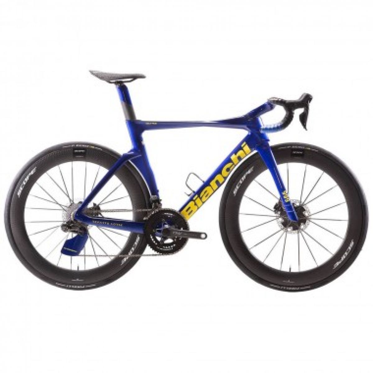 2025 Bianchi OLTRE RC Founder Edition - Blue Italia - Yellow Heritage (KINGCYCLESPORT)