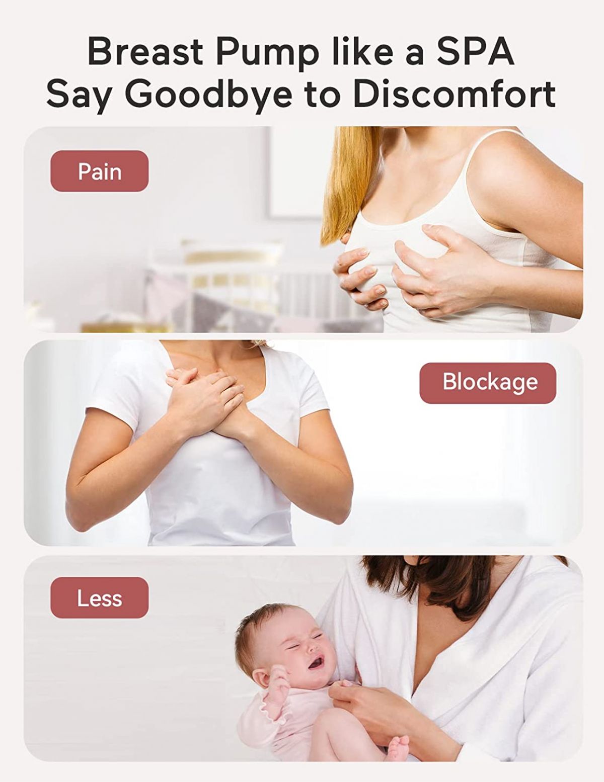 Juhtmeta elektriline rinnapump Momcozy S12
