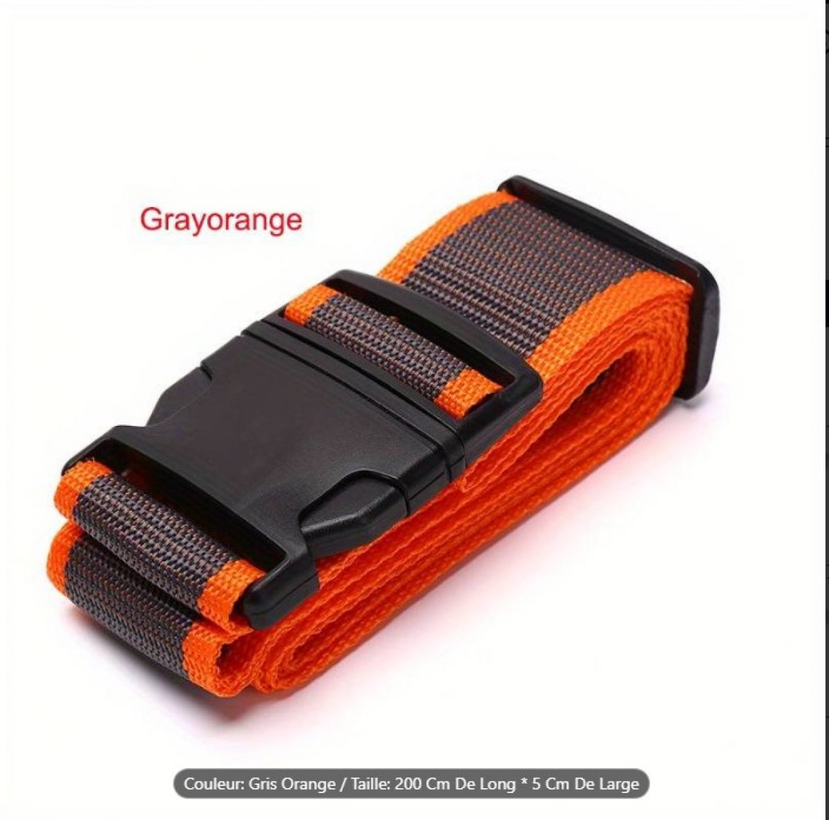 Luggage strap for a suitcase