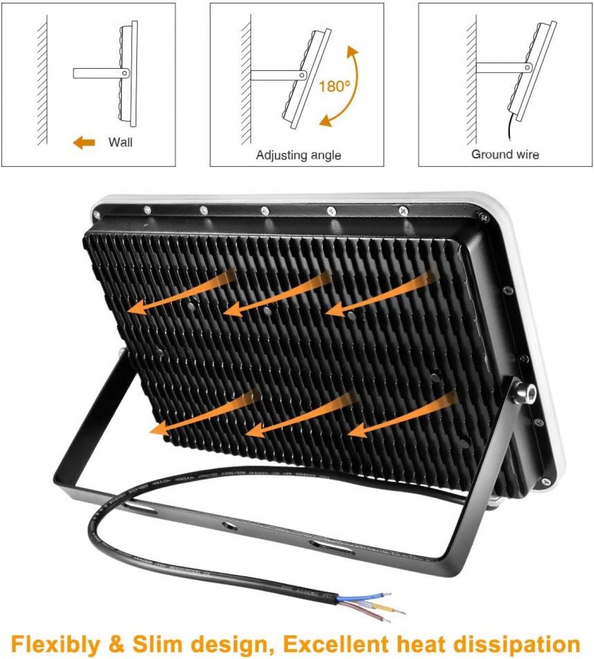 LED прожектор NIKEEYEN 300 Вт, IP67