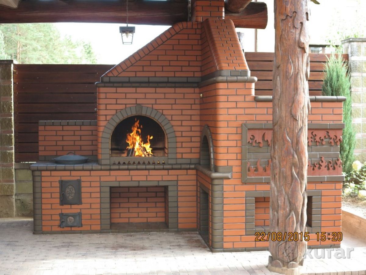 Stoves, fireplaces, oven-bird